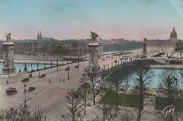 PARIS, LE PONT ALEXANDRE III ET L ESPLANADE DES INVALIDES COULEUR  REF 15618 - Bridges