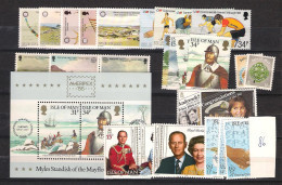 1986 MNH Isle Of Man, Year Collection, Postfris** - Man (Eiland)