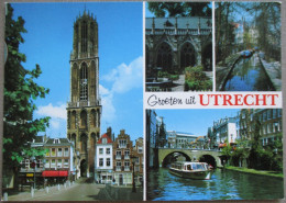 HOLLAND NETHERLAND UTRECHT CITY CENTER MULTI VIEW POSTCARD CARTOLINA ANSICHTSKARTE CARTE POSTALE POSTKARTE CARD KARTE - Utrecht