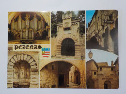 PEZENAS  Souvenir De La Ville De Molière  Multivues - Pezenas