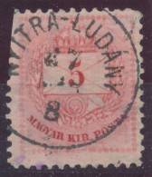 1881. Colour Number Krajcar 5kr Stamp, NYITRA-LUDANY - ...-1867 Prephilately