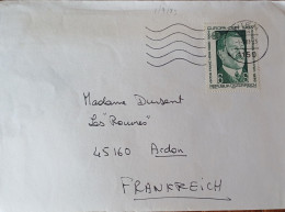 AUTRICHE SEUL SUR LETTRE POUR LA FRANCE 1983 - Briefe U. Dokumente