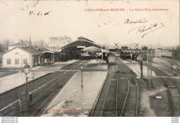 D51 CHALONS SUR MARNE La Gare Vue Intérieure - Châlons-sur-Marne