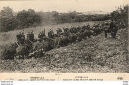 MILITARIA GUERRE 14-18 WW1 ETREPILLY Infanterie Abrité Derrière Les Sacs - War 1914-18