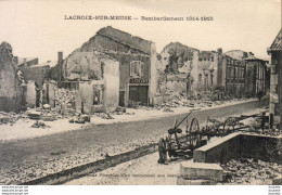 MILITARIA GUERRE 14-18 WW1 LACROIX SUR MEUSE Bombardement - War 1914-18