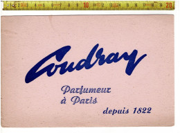 SOLDE 2025 ( BUVARD ? )  COUDRAY PARFUMEUR A PARIS DEPUIS 1822 - Publicités