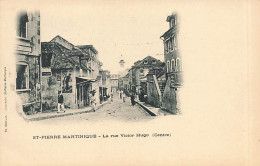 Martinique - ST PIERRE MARTINIQUE - La Rue Victor Hugo - Th. Célestin Photographe - Autres & Non Classés