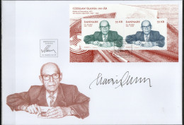 Martin Mörck. Denmark 2021. 100 Anniv Czeslaw Slania.Souvenir Sheet. FDC. Signed. - FDC