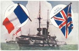 CPA HMS BULWARK - UNITED - Oorlog