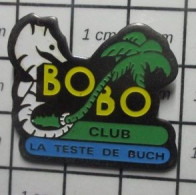 1618A Pin's Pins / Beau Et Rare : ANIMAUX / HIPPOCAMPe COCOTieR BOBO CLUB LA TESTE DE BUCH - Animaux