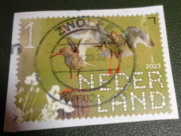 Nederland - NVPH - Xxxx - 2023 - Gebruikt Onafgeweekt - Used On Paper - Beleef De Natuur - Tureluur - Gebraucht