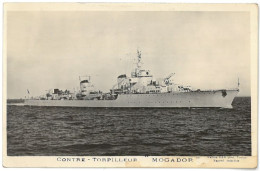 CPA Contre-Torpilleur MOGADOR - Ed. Marius Bar , Toulon - Guerre