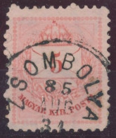 1881. Colour Number Krajcar 5kr Stamp, ZSOMBOLYA - ...-1867 Préphilatélie