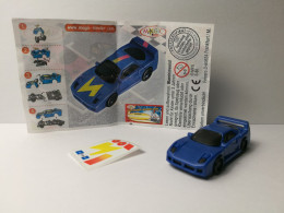 Kinder :  MPG S-80   Full Speed Freaks  2001-03 - Freak 1 + BPZ + Aufkleber - Steckfiguren