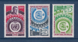 Congo - YT N° 265 à 267 ** - Neuf Sans Charnière - 1970 - Mint/hinged