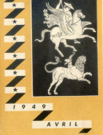 LOTERIE NATIONALE. Calendrier Avril 1949 - Lotterielose