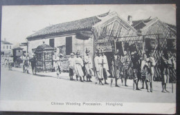 Delcampe - Hongkong Chinese Wedding Procession Cpa - China (Hongkong)