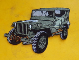 TISSU PATCH : JEEP ARMEE AMERICAINE , DIMENSION 9 CM , BON ETAT VOIR PHOTO . POUR TOUT RENSEIGNEMENT ME CONTACTER. REGAR - Stoffabzeichen