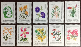 Argentina 1985 Flowers Definitives Set MNH - Otros & Sin Clasificación