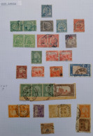 Tunisie Lot Timbre Oblitération Choisies Oued Zargua  Cachet Bleu Dont Fragment  à Voir - Used Stamps