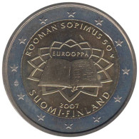 FI20007.1 - FINLANDE - 2 Euros Commémo. Traité De Rome - 2007 - Finlandía