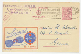 Publibel - Postal Stationery Belgium 1948 Knitting Wool - Textiles