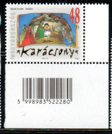 HUNGARY UNGHERIA MAGYAR 2004 BARCODE CHRISTMAS NATALE NOEL WEIHNACHTEN NAVIDAD 48f MNH - Unused Stamps