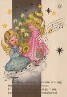 ÁNGEL NAVIDAD Vintage Tarjeta Postal CPSM #PAH642.ES - Anges