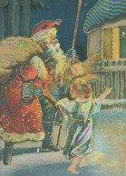 ÁNGEL NAVIDAD Vintage Tarjeta Postal CPSM #PAH395.ES - Anges