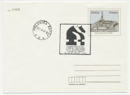 Cover / Postmark Poland 1991 Chess - Unclassified