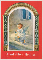 ANGE Noël Vintage Carte Postale CPSM #PBP363.FR - Anges