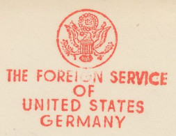 Meter Cut Germany 1955 Foreign Service United States - Ohne Zuordnung