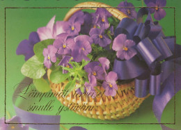 FLOWERS Vintage Ansichtskarte Postkarte CPSM #PBZ151.DE - Blumen