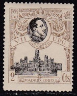 1920-ED. 298 VII CONGRESO DE LA U.P.U. Afonso XIII Y Palacio De Comunicaciones De Madrid - NUEVO SIN FIJASELLOS MNH - Nuevos