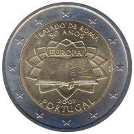 PO20007.1 - PORTUGAL - 2 Euros Commémo. Traité De Rome - 2007 - Portogallo