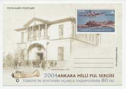 Postal Stationery Turkey 2004 Air Transport Exhibition - Aerei