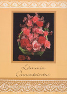 FLOWERS Vintage Ansichtskarte Postkarte CPSM #PAR743.DE - Blumen