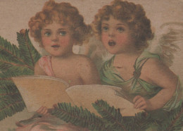 ENGEL WEIHNACHTSFERIEN Feiern & Feste Vintage Ansichtskarte Postkarte CPSM #PAH013.DE - Anges