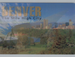 USA DENVER The Mile High City LENTICULAR 3D Vintage Carte Postale CPSM #PAZ180.FR - Denver