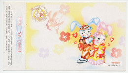 Postal Stationery China 1999 Love - Rabbit - Cupid - Ohne Zuordnung