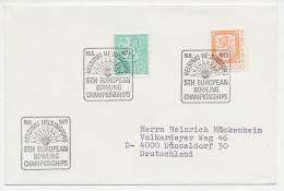 Cover / Postmark Finland 1977 Bowling - European Championships - Other & Unclassified