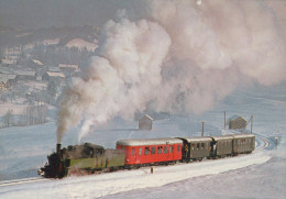 TRENO TRASPORTO FERROVIARIO Vintage Cartolina CPSM #PAA826.IT - Trains