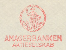 Meter Cover Denmark 1952 Bank - Dutch Farmer - Vegetables - Agriculture