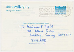 Verhuiskaart G. 47 Den Haag - GB / UK 1985 - Naar Buitenland - Postwaardestukken