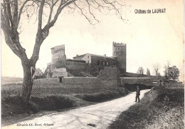 Carte POSTALE Ancienne De  CHATEAU De LAURIAT - Autres & Non Classés