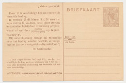 Spoorwegbriefkaart G. NS198 L - Postwaardestukken