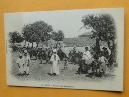 Cpa Algérie -- SETIF -- Marché Aux Bourriquots - TRES  ANIMEE - Setif