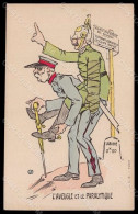Artist Signed CD ? French Propaganda WWI Anti Kaiser Wilhelm II Postcard VK8317 - Bandes Dessinées