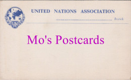 Politics Postcard - United Nations Association Branch  DZ97 - Ohne Zuordnung