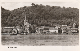 5401 SANKT GOAR, Blick Vom Rhein, 1958 - St. Goar